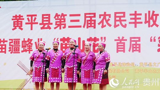 第三屆黃平縣豐收節暨銀項圈文化稻田音樂節舉行